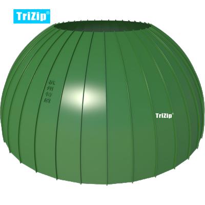 China Customized Triseam Metal Double Lock Position Seam Roofing / Facade System Dome Shape Panel Villa (TD111) for sale