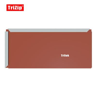 China Trilok Modern Metal Interlocking Roofing, Wall Cladding, Facade Rectangle Shingle Tile (TD208) for sale