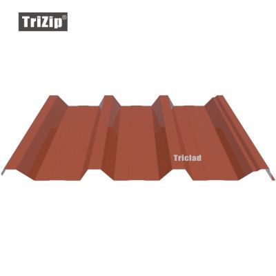 China 705mm Triclad Metal Trapezoid Roofing / Wall Cladding Panel (TD154a) for sale