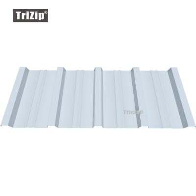 China 990mm Metal Trapezoid Roofing / Wall Cladding Panel For External Wall Surface for sale