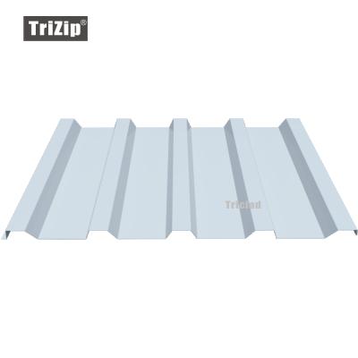 China 712mm Metal Trapezoid Roofing / Wall Cladding Panel For Facade Sheet for sale