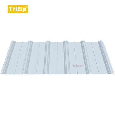 China 1025mm Metal Trapezium Roofing / Wall Cladding Panel 25-1025 for sale