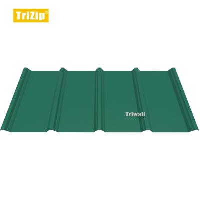 China 820mm Triwall Metal Trapezium Roofing / Wall Cladding Panel (TD155) for sale