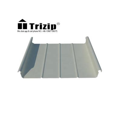 China 305/400/430/500mm Highly Safe Metal Position Seam Roofing System for sale