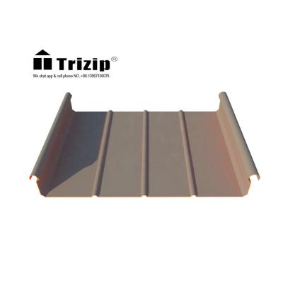 China Hotel Trizip65-400 Aluminum Alloy POS Seam Roofing System for sale