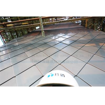 China Nice Hotel Metal Shingles Roofing Panels for sale