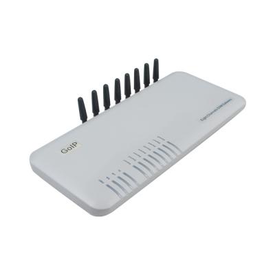 China Factory direct sales GoIP DBL (GoIP8) GoIP -8 GSM SMS 2G SIM Server /8Channel voip gsm gateway for sale