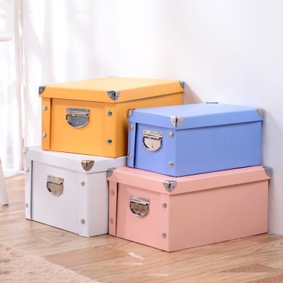 China Custom 2021 New Arrivals Materials/2019 New Arrivals Set Top Foldable Gift Box Recycled Cardboard Flower Paper Storage Shoe Box for sale