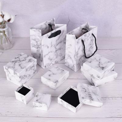 China Materials China Manufacturer Recycled Jewelry Packing Jewelry Gift Box Jewelry Paper Box Custom High Grade Marble Paper for sale