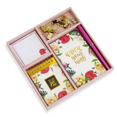 China 2021 new products papeleria single notepad cute stationery box set school office supplies 20*21cm and or customized for sale