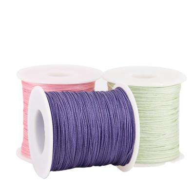 China Jewelry Beading Braided Bracelet Accessories Beading Rope For Beads Making Beading Craft Purple Suede Craft Yarn Jade Nylon Thread for sale