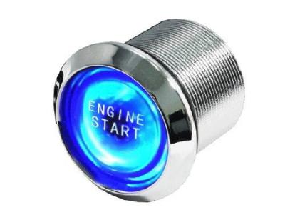 China Plastic + Blue Universal Metal LED Car Engine Start Push Button Switch Ignition Starter Kit Fit Kit for sale