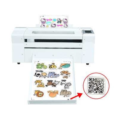 China Factory 2022 Automatic Digital Label Machine QR Code Scanning Sticker Sheet Label Cutter Digital A3 Die Cutting Machine for sale