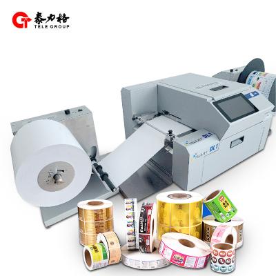 China Compatible Hotels Digital Color Label Printer With Inkjet Label Printer Roll To Roll Sticker Machine for sale