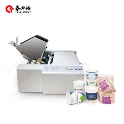 China High Speed ​​Logo Color Inkjet Printing Paper Container Printing Machine Hotels Paper Bowl Machine for sale