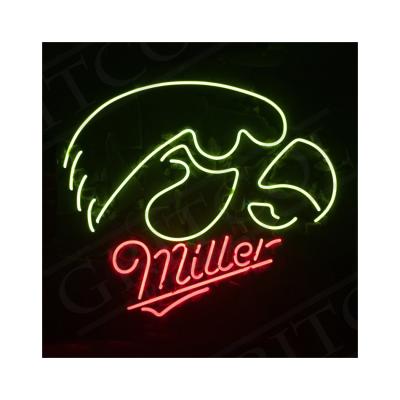 China Other Amazon Customs Product Room Decor MILLER Neon Light Lead Neon Light for sale