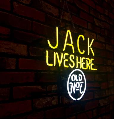 China Hotel Hot Sales Garages Home Decoration JACK Led Custom Neon Light for sale