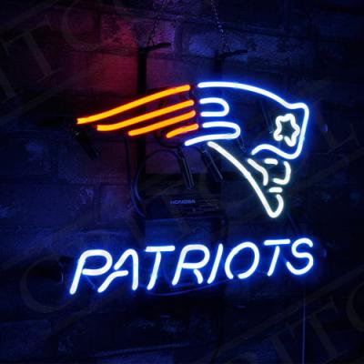 China Other Real Patriots MEXC016 Durable Custom Decoration Neon Light Glass Signs Wall Decor for sale