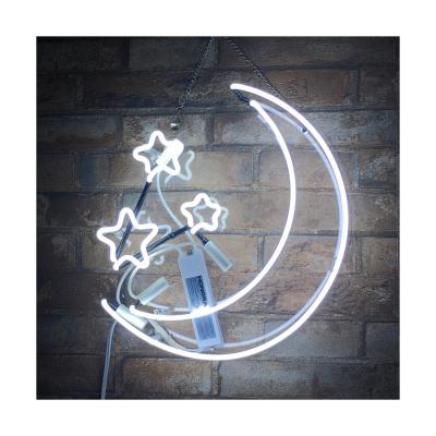 China Hotel Amazon Hits 2021 Led Neon Lights Moon And Star Neon Light Custom Acrylic Neon Lights for sale