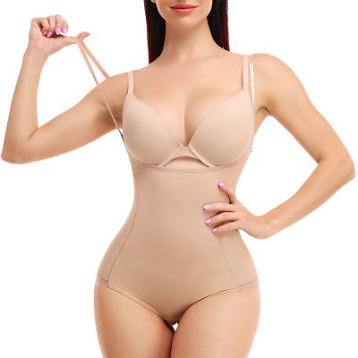 China Faja Shapewear Tummy Control Open Bust Wholesale Antibacterial Shapewear Colombian Body Shaper Butt Lifter For Women for sale