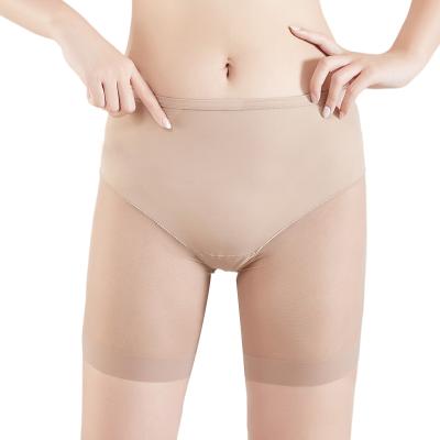 China Antibacterial Butt Lifter High Waist Panties Tummy Control Shorts Women Seamless Mesh Pantyhose Body Waist Trainer Shaper Shapewear for sale