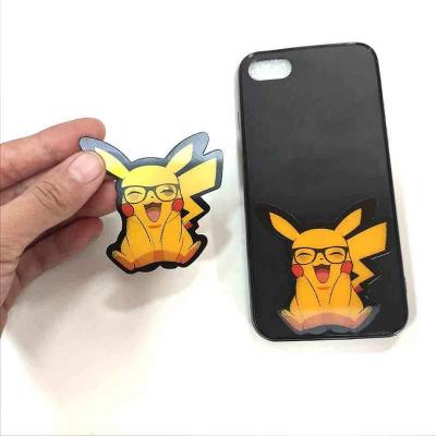 China Decorative Sticker Hot Sale Wholesale Lenticular Motion Sticker For Mobile Phone Anime Demon Slayer Anime Stickers for sale