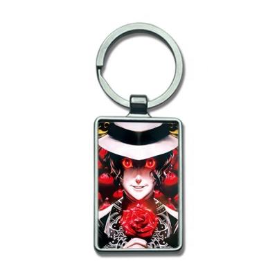 China Fasion Custom 3d Lenticular Flip Keychain 3d Lenticular Key Chain For Gifts Keychains Anime 3d Lenticular Key Chain for sale