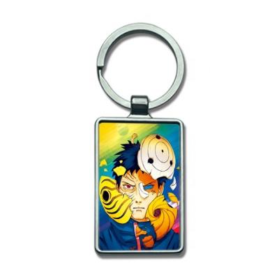 China Fasion 3d flip effect keychains lenticular printing custom lenticular keychains for souvenir gifts custom 3d lenticular key chain for sale