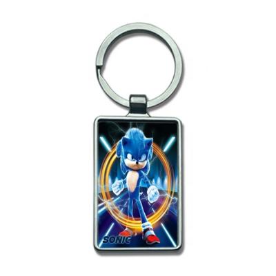 China Fasion Hot Sale 2x3 Inches Plastic Anime 3d Lenticular Key Chain Custom 3D Key Chain For Promotional Gift Lenticular Keychains for sale