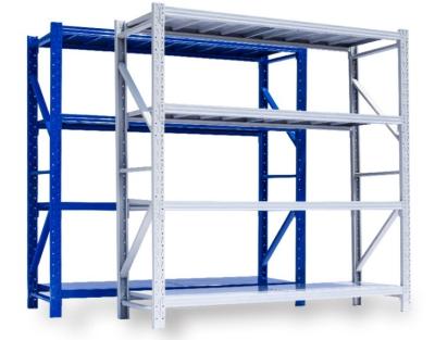 China medium duty Racking System Industrial Warehouse Storage Rack Metal Original shelves for sale