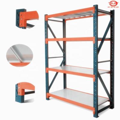 China hot sell light duty storage racks steel material shelves bolted type warehouse shelves for sale