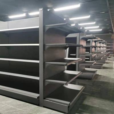 Chine gondola shelving grocery rack single side supermarket shelf end unit supermarket shelves à vendre