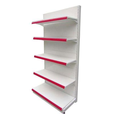 Chine High Quality Steel Stainless Supermarket Rack Single Side Gondola Candy Supermarket Shelves à vendre