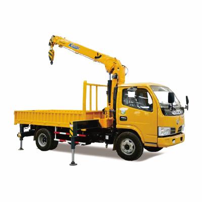 China TRUCK CRANE High Efficiency Truck Mounted Crane Manufacturers 4 Ton Mini Truck Mounted Crane for sale