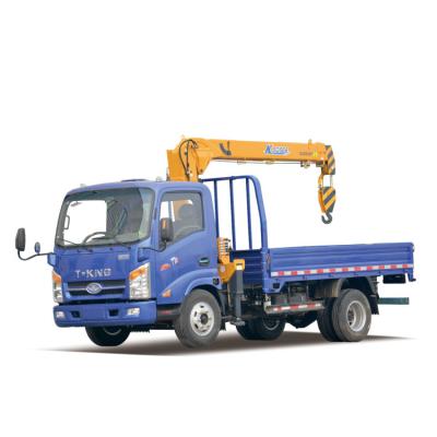 China CRANE TRUCKS Dongfeng 4x2 Lorry Crane 116HP 4 Ton Small Truck Hydraulic Truck Crane with Crane for sale