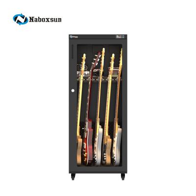 China Naboxsun Modern Customized Low Cabinet Cello Display Case Fiberglass Dry Luxury Low Cello Cabinet for sale