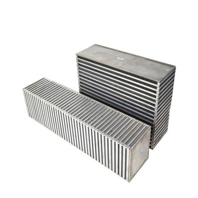 China RACING CARS AND TRUCKS Vacuum Welded Aluminum Radiator Intercooler Core Plate Fin Core for sale