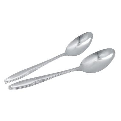 China Sustainable 303 Stainless Steel Dessert Soup Table Spoon Metal Material for sale