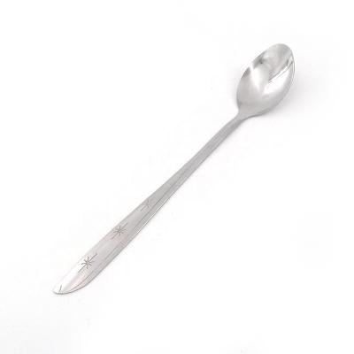 China Kitchen Accessories Stainless Steel 888 Viable Ice Cream Dessert Spoon Eco-Friendly Wholesale Metal Soup Spoon Cucharas for sale