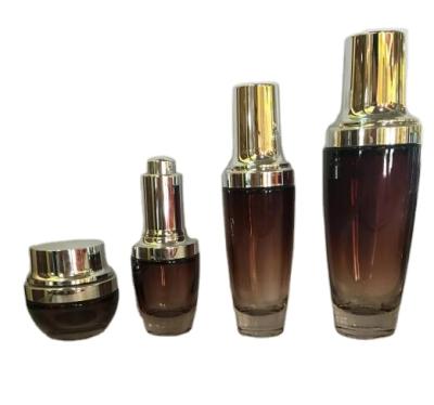 China Personal Care Glass Skin Care Cosmetic Packaging / Cosmetic Jars Packaging For Personal Care for sale