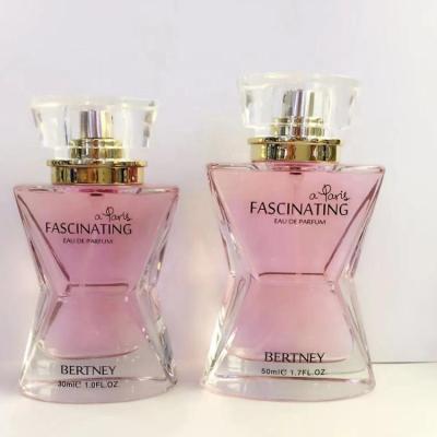 China Personal Care 50ml Empty Glass Perfume Bottles Spray Bottles With Cheap Price for sale