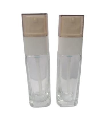 China Personal Care Customized Color Cosmetic Packaging Paint Glass Bottles For Lotion, Serum, Toner Or Cream for sale