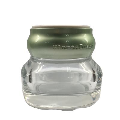 China Personal Care Glass Skin Care Glass Cosmetic Glass Jar Packaging / 30g for sale