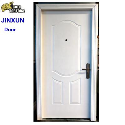 China Exterior anti-theft steel main house steel doors, entrance imitate modern front security steel doors for sale