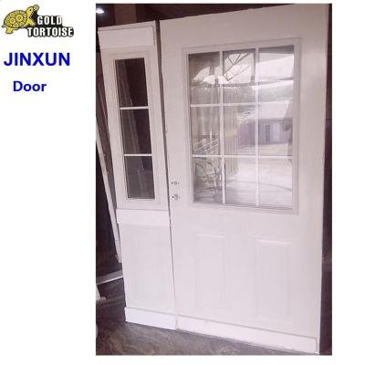 China Modern American 3 Panel Panel Door with White Color for sale