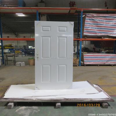 China Swing Stamped 6 Panel Steel Door Skin, Metal Door Skin, Steel Door Panel for sale