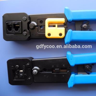 China High quality EZ PLUG 8p 6p 4p plug crimp crimp tools, 3kinds tool, cable rj45 connectors pass through plug crimp tool for sale