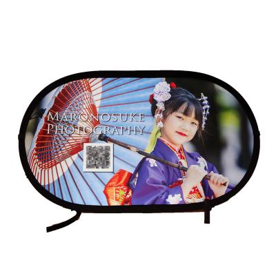 China Portable High Quality Outdoor Foldable Automatic A Frame Display Double Sided Custom Horizontal Pop Printed Up A Frame Banner for sale