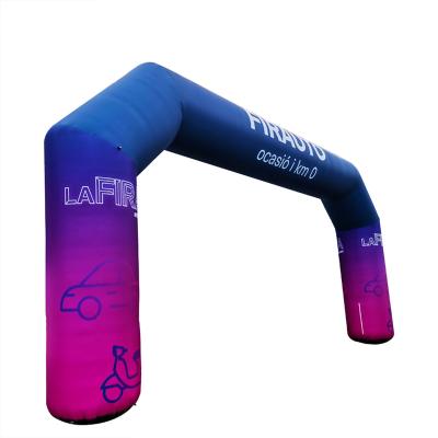 China Lightweight ; Popular easy installation and instant inflation outdoor waterproof custom printing sports running event marathon inflatable arch for sale