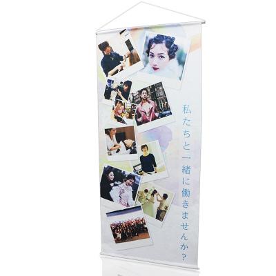 China Custom High Quality Home Logo Digital Printing Hanging Banner Wall Roll For Advertising for sale